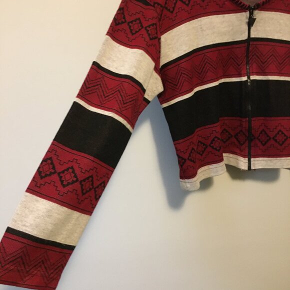 Riata Arizona Tribal Cropped Zip Up Cardigan - Picture 6 of 15